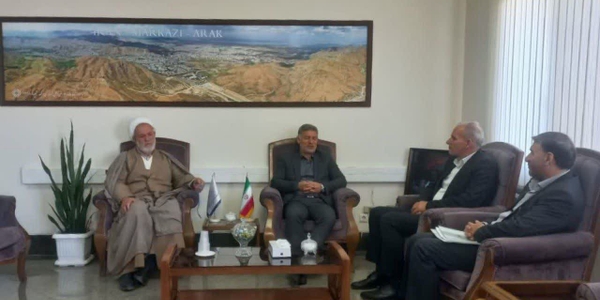 دیدار معاون سیاسی، امنیتی و اجتماعی استانداری مرکزی با مدیرکل زندان‌های استان