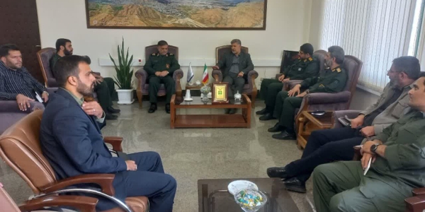 دیدار معاون سیاسی، امنیتی و اجتماعی استاندار مرکزی با جانشین دانشگاه امام حسین (ع)