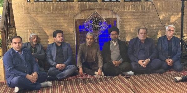 حضور فرماندار در عزاداری فاطمی