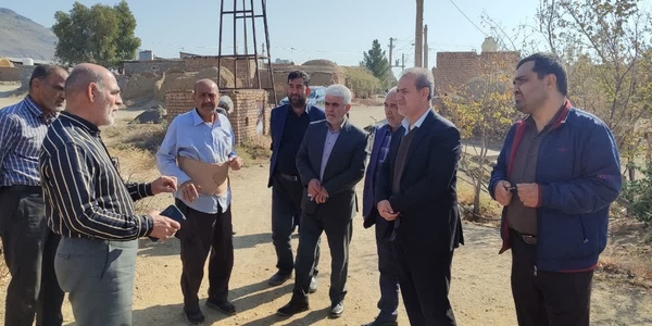بازدید مسئولان فرمانداری و مدیران دستگاه‌ها از روستای نوروزآباد بخش مرکزی زرندیه
