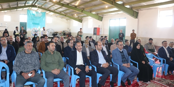 آئین افتتاحیه رزمایش جهادگران فاطمی ۵ در روستای چهارچشمه خمین برگزار شد