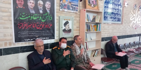 کاروان شهید گمنام پس از سه روز حضور در زرندیه بدرقه شد