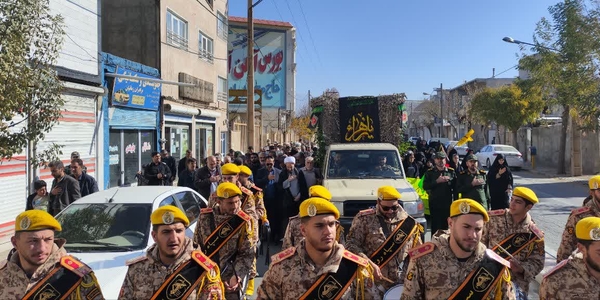 عطر شهداء در شهرستان خنداب همزمان با ایام فاطمیه