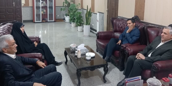 دیدار مدیرکل دفتر امور اجتماعی و فرهنگی استانداری با فرماندار شهرستان زرندیه