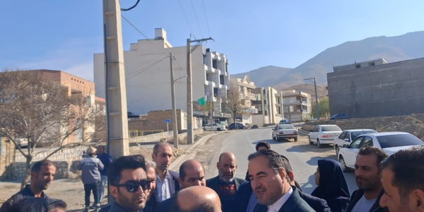 بررسی مشکلات روستای نظم آباد با حضور مسئولان