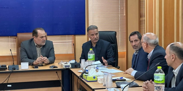 بررسی پیشرفت خط انتقال آب از سد کوچری در نشست فرمانداری ساوه