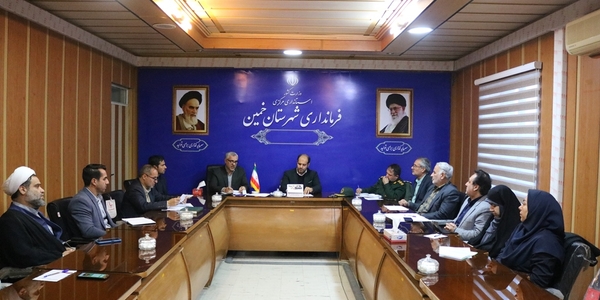 نشست هماهنگی تشکیل شبکه محله محور در شهرستان خمین برگزار شد