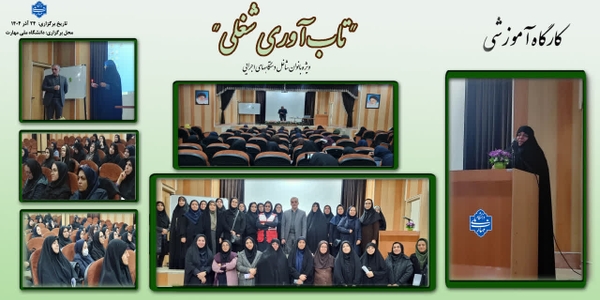 باحضور مفتح زاده مدیرکل امور زنان وخانواده استانداری ،آقا محمدی معاون دفتر و مشاورین امور بانوان دستگاههای اجرایی استان،کارگاه آموزشی تاب آوری شغلی ویژه بانوان شاغل دستگاه های اجرایی باتدریس دکتر پیمان صبا مشاور امور خانواده در دانشگاه ملی مهارت استان برگزار شد .
