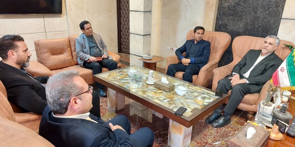 دیدار مدیرکل امور اجتماعی و فرهنگی استانداری مرکزی با فرماندار شهرستان محلات