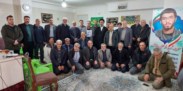 برگزاری یادواره و روضه خانگی شهید غلامعلی دهقانزاده در شهرستان محلات