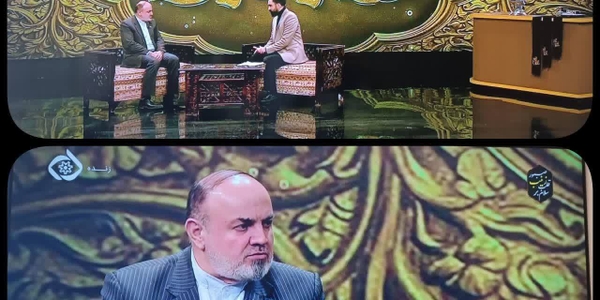 حضور سردار قمی؛ معاون بسیج و امور استان‌های پدافند غیرعامل کشور، در ویژه‌برنامه زنده تلویزیونی 《چهارسوق همدلی》