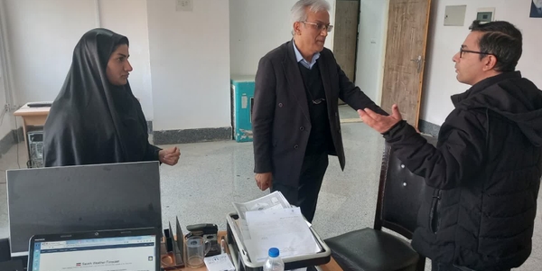 بازدید مهدی احمدی فرماندار زرندیه از اداره تعاون، کار و رفاه اجتماعی و نمایندگی راه و شهرسازی