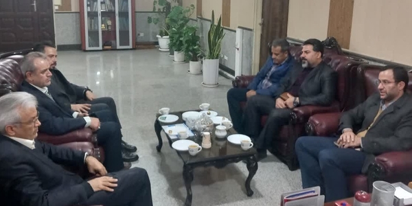 دیدار مدیر دفتر نمایندگی اموال و املاک بنیاد مستضعفان با فرماندار زرندیه