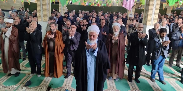 اقامه نماز جمعه ۱۲ دیماه زرندیه به امامت حجت‌الاسلام والمسلمین ابراهیمی