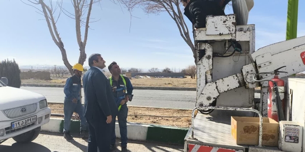 🔻تخصیص ۱۵۰۰ چراغ LED به معابر شهرهای کمیجان و میلاجرد