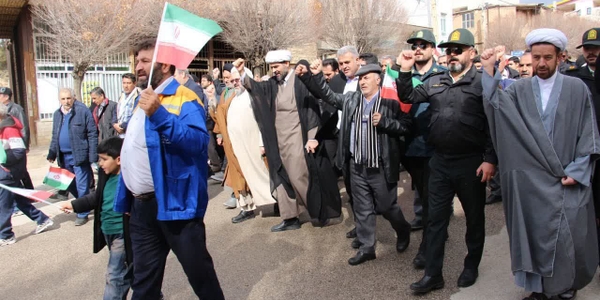 گزارش تصویری از راهپیمایی ۲۲ بهمن شهر غرق آباد