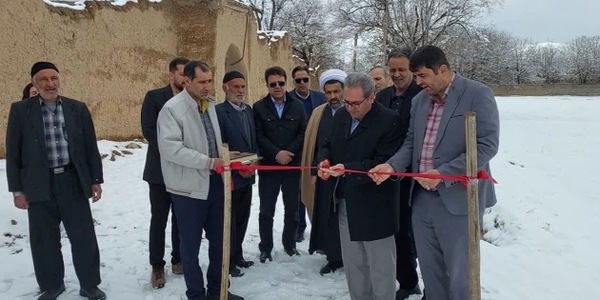 افتتاح پروژه‌های جهاد کشاورزی در روستای بزیجان هم‌زمان با دهه فجر