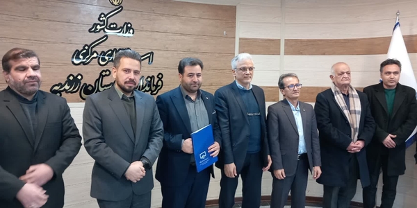 معارفه مصطفی قشقایی و تقدیر از خدمات مسئول سابق دفتر نظام مهندسی زرندیه