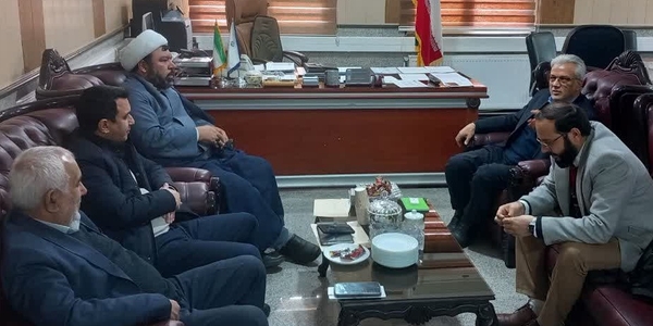 دیدار حجت‌الاسلام دکتر محمد سبزی با فرماندار زرندیه و بررسی مسائل شهرستان