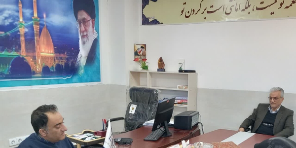 بازدید فرماندار شهرستان زرندیه از اداره دامپزشکی و شبکه بهداشت و درمان