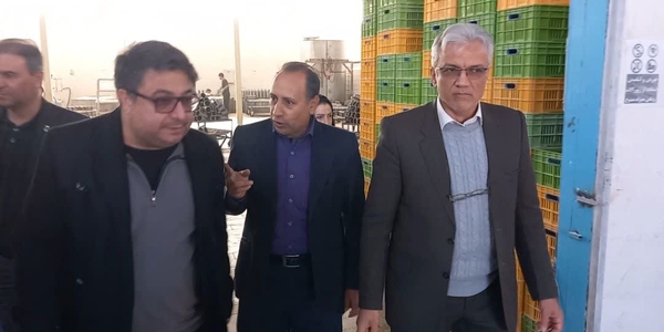 بازدید فرماندار شهرستان زرندیه از شرکت مهر آرا انیل