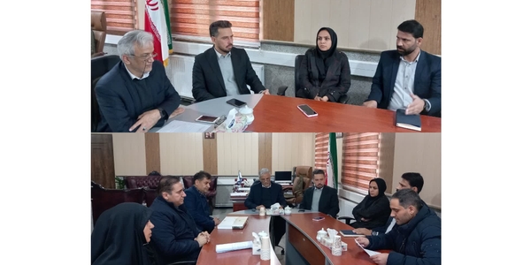 دیدار فرماندار شهرستان زرندیه با شهردار و اعضای شورای اسلامی شهر پرندک