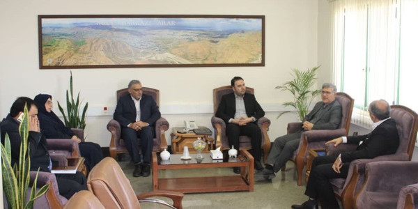 دیدار مدیرکل دفتر هماهنگی امور قضایی و نظارت بر اموال مکشوفه قاچاق با معاون سیاسی، امنیتی و اجتماعی استانداری مرکزی