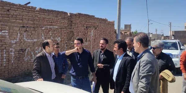 بازدید میدانی از سطح شهر زاویه برای بررسی بازنگری طرح جامع انجام شد