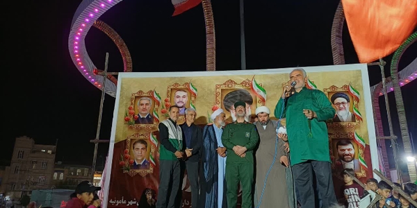 برگزاری هشتادمین اجتماع مردم ولایی و انقلابی مامونیه و روستاهای همجوار در میدان امام حسین(ع)