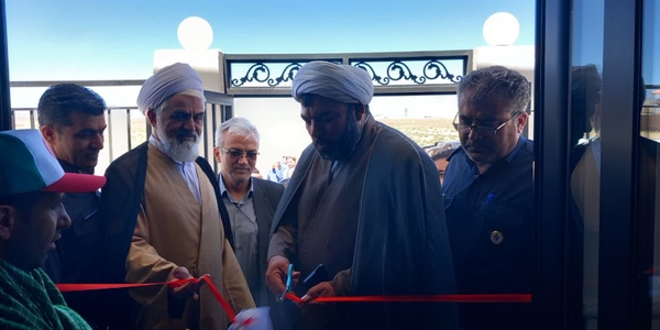 افتتاح مجتمع آموزشی و فرهنگی شهید سردار امیرعلی حاجی‌زاده در روستای امانیه