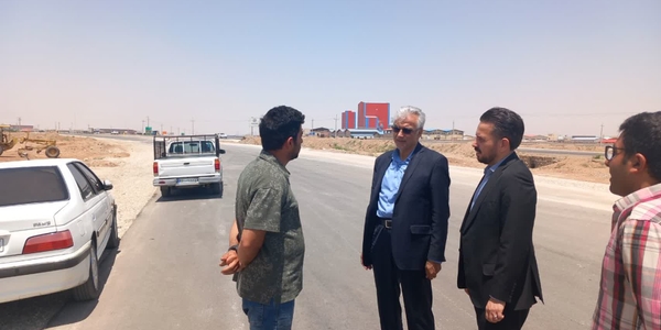 فرماندار زرندیه از پروژه دوبانده‌سازی محور مامونیه به آزادراه تهران ـ ساوه بازدید کرد