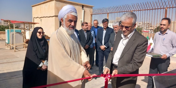 نیروگاه خورشیدی بانک کشاورزی شعبه مامونیه افتتاح و بهره‌برداری شد
