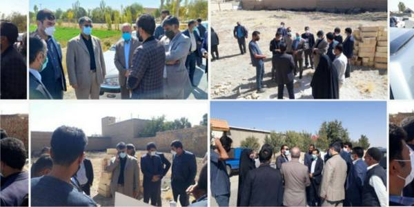 حضور دکتر کریمی نماینده مردم شهرستان های اراک خنداب و کمیجان در مجلس شورای اسلامی و دکتر بختیاری فرماندار شهرستان اراک در روستای میقان