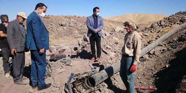 بازدید از پروژه آبرسانی اضطراری چشمه هفتیان.