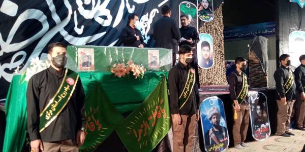 مراسم شبی با شهید مهدی مکرمی در شهرستان خمین برگزار شد