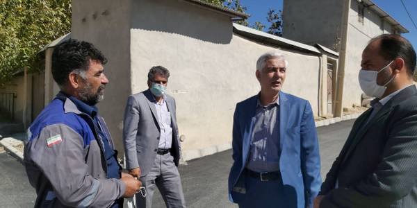 پروژه زیرسازی و آسفالت معابر روستای آهو