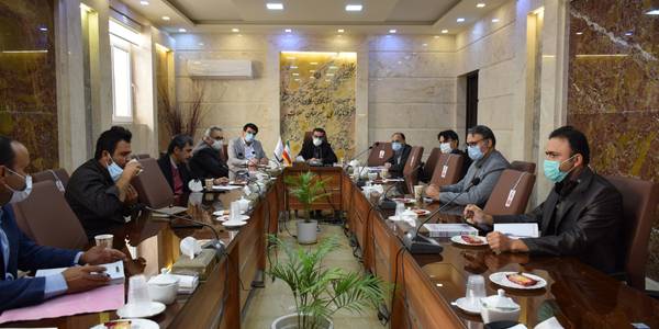 جلسه بررسی مسائل و مشکلات شرکت تلاشگران کیمیا(معدن مس)