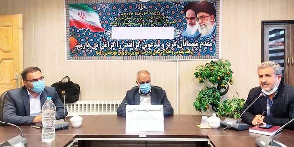 جلسه شورای پشتیبانی دوره های سواد آموزی آموزش و پرورش شهرستان زرندیه به ریاست مهندس سلیمانی فرماندار شهرستان زرندیه