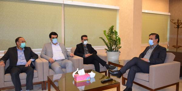 حضور ناظری فرماندار شهرستان محلات در دفتر کار آقارضایی شهردار جدید محلات