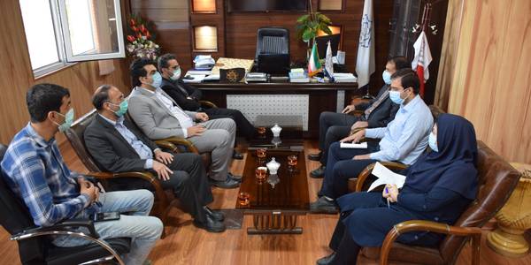 حضور ناظری فرماندار شهرستان محلات در دفتر کار صفری شهردار جدید نیم ور