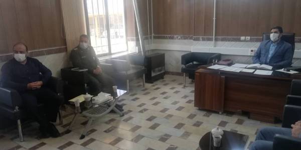 جلسه بررسی مشکلات بی خطرسازی زباله های پزشکی شهرستان محلات