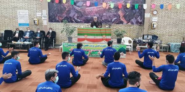 مراسم جشن به مناسبت میلاد با سعادت حضرت محمد (ص) و امام صادق(ع) با حضور ناظری فرماندار در زندان شهرستان محلات