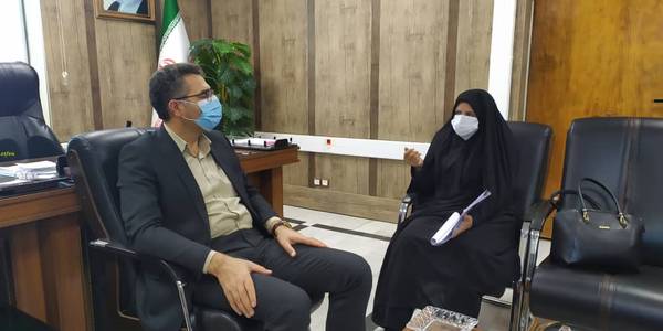 نشست رئیس اداره بیمه سلامت با فرماندار شهرستان خمین برگزار شد