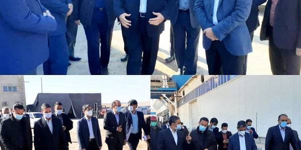 بازدید از شرکت طبیعت سبز پارس کهن با حضور  سید علی آقا زاده استاندار مرکزی
