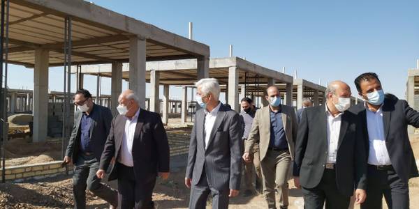بازدید شاملو معاون عمران روستایی بنیاد مسکن انقلاب اسلامی کشور