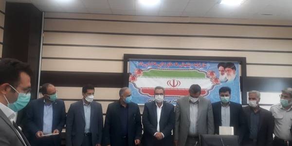 آیین معارفه شهرداران شهر های خنداب و جاورسیان