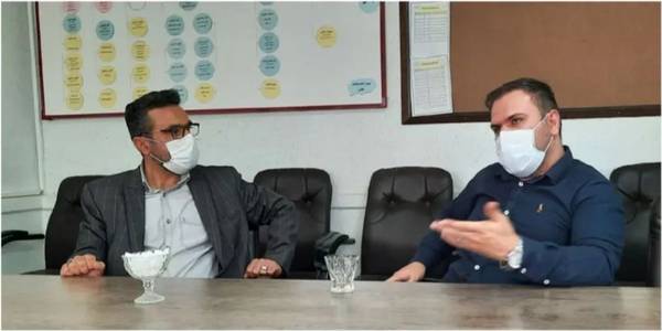 حضور ناظری فرماندار شهرستان محلات در بیمارستان امام خمینی (ره)