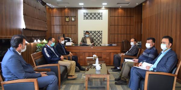 جلسه بررسی احداث حوضچه های ذخیره آب کشاورزی شهرستان محلات برگزار گردید.