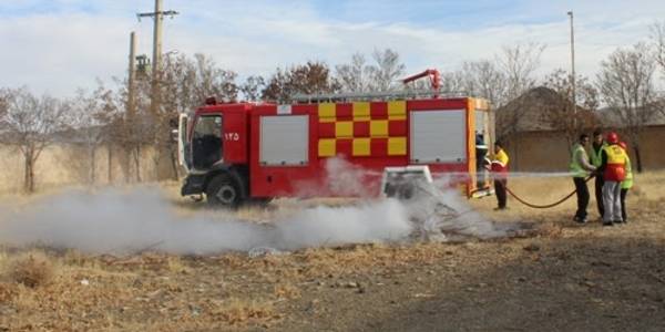 بمناسبت بزرگداشت هفته پدافند غیرعامل در شهرستان خنداب برگزار شد