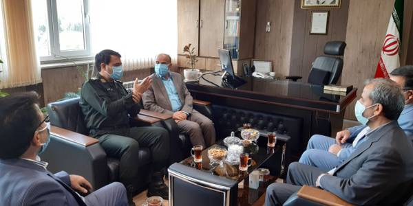 بازدید فرماندار ومعاونان فرماندار شهرستان اراک از فرماندهی انتظامی شهرستان